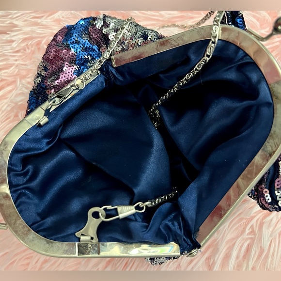 Adorable Lil Sequin Multi Color Purse Bag - Picture 4 of 4